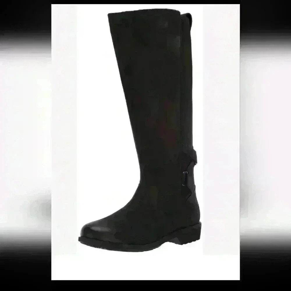 Teva Women's Black Ellery Waterproof Tall Boot 8